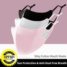 Load image into Gallery viewer, 5pcs Washable Earloop Face Mask Reusable Dust-Proof Cotton Mouth Mask Breathable Fashion Black Masks For Adults Festival Mascara