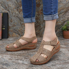 Load image into Gallery viewer, Women's Sandals Round Toe Wedge Sandals